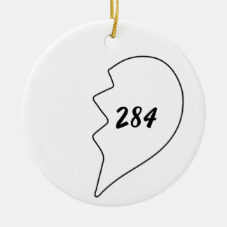 Amicable Numbers (220 284) Keramisch Ornament