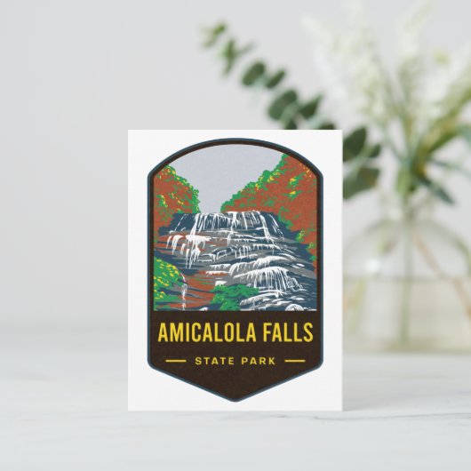 Amicalola Falls Briefkaart (Staand voorkant)