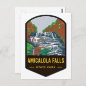 Amicalola Falls Briefkaart (Voorkant / Achterkant)