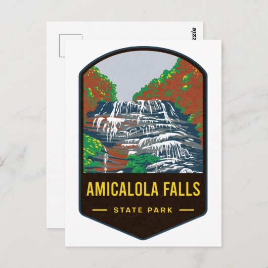 Amicalola Falls Briefkaart (Voorkant / Achterkant)
