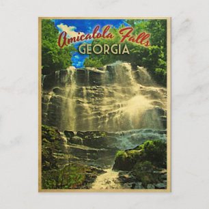 Amicalola Herfst Georgia Briefkaart