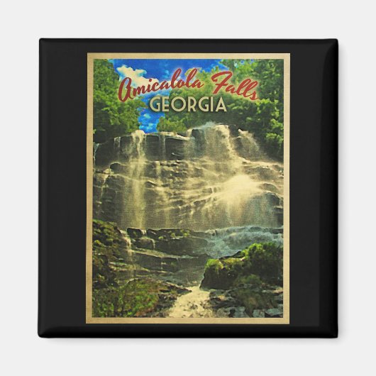 Amicalola Herfst Georgia Magneet (Voorkant)