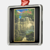 Amicalola Herfst Georgia Metalen Ornament (Links)