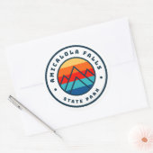 Amicalola Herfsten State Park Georgia GA Gift Ronde Sticker (Envelop)
