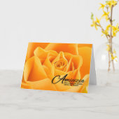 Amicizia Friendship Italiaanse Language Yellow Ros Kaart (Gele Bloem)