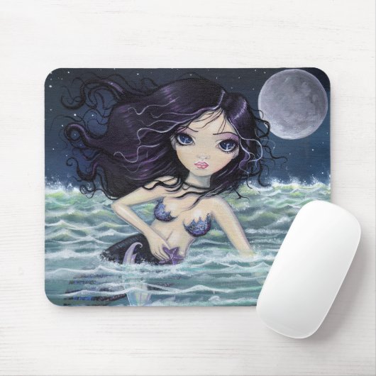 Amid the Soft Zee Mermaid Mousepad Muismat (Met muis)