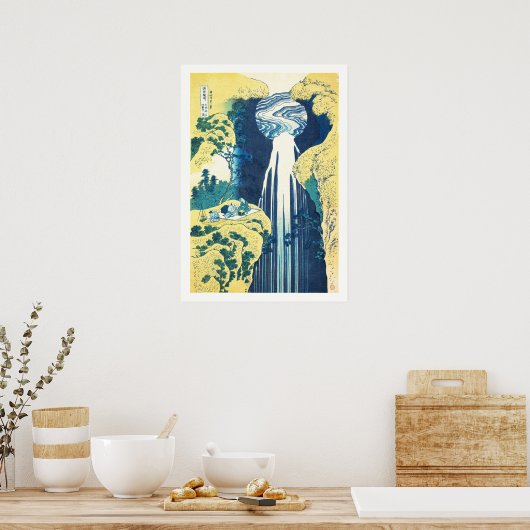 Amida-Herfsten (Katsushika Hokusai, 19e eeuw) Poster (Keuken)