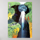 Amida Waterfall on the Kisokaido Road Poster (Voorkant)