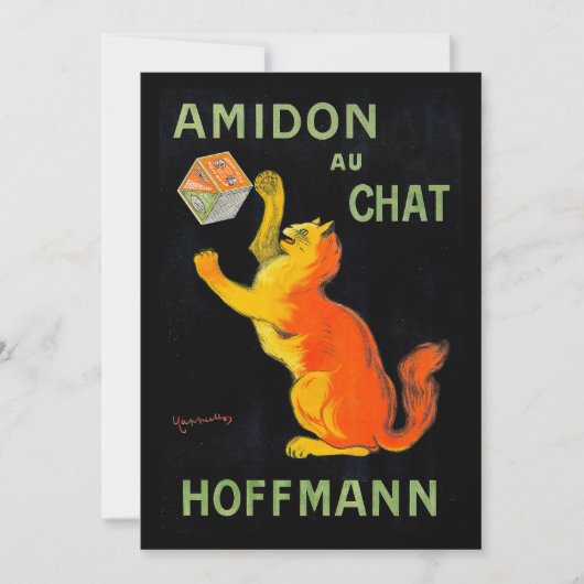 Amidon Au Chat | Leonetto Cappiello (Voorkant)