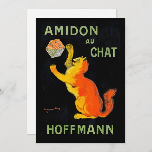 Amidon Au Chat | Leonetto Cappiello (Voorkant / Achterkant)