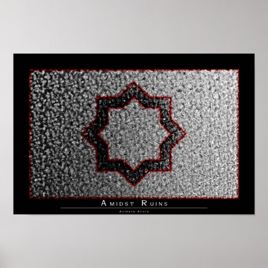 Amidst Ruins Poster (Voorkant)