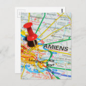 Amiens, Frankrijk Briefkaart (Voorkant / Achterkant)