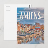 Amiens Photo Vintage Briefkaart (Voorkant / Achterkant)