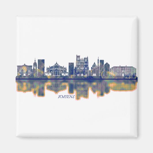 Amiens Skyline Magneet (Voorkant)