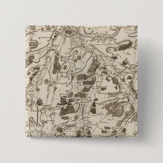 Amiens Vierkante Button 5,1 Cm (Voorkant)