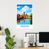 Amiens Vintage Reisposter Ski Nationaal Park Poster (Thuiskantoor)