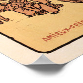 AMIEUX-FRERES sardine Fish Fisherman Old French Poster (Hoek)