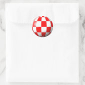 AMIGA BOING BALL RONDE STICKER (Tas)