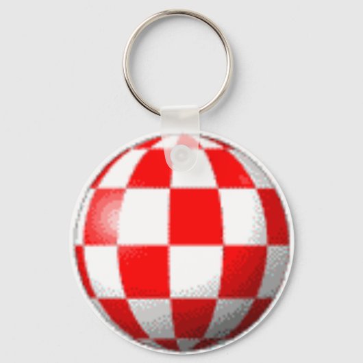 AMIGA BOING BALL SLEUTELHANGER (Voorkant)