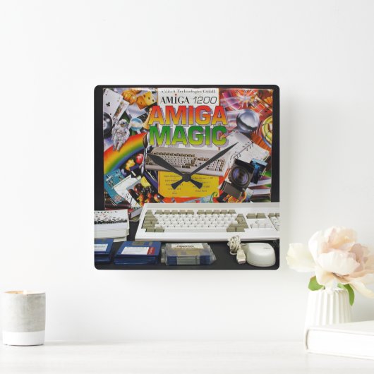 AMIGA MAGIC COMPUTER VIERKANTE KLOK (Huis)