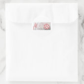 Amiga retro ronde sticker (Tas)