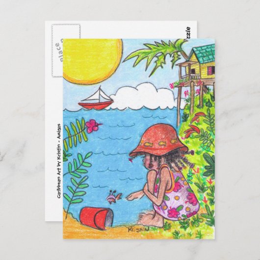 Amigas-postkaart Briefkaart (Voorkant / Achterkant)