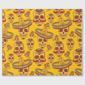 Amigo Skulls Cadeaupapier (Vlak)