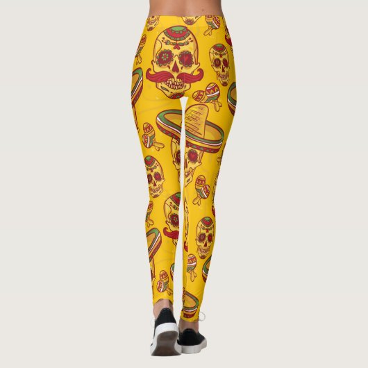 Amigo Skulls Leggings (Achterkant)