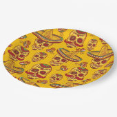 Amigo Skulls Papieren Bordje (Gekanteld)