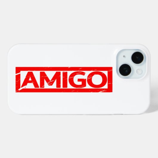 Amigo Stamp Case-Mate iPhone Case (Achterkant (horizontaal))