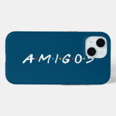 Amigos Case-Mate iPhone Case (Achterkant (horizontaal))