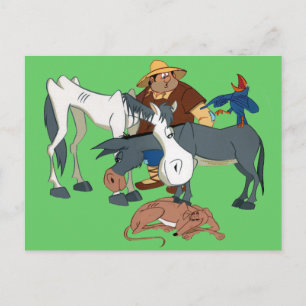 AMIGOS DE DON QUIJOTE - 400 Años - Cervantes Briefkaart