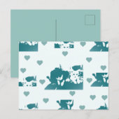 Amigos Felinos. Briefkaart (Voorkant / Achterkant)