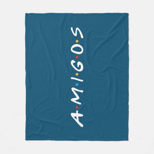Amigos Fleece Deken (Voorkant)