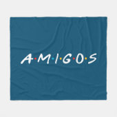 Amigos Fleece Deken (Voorkant (Horizontaal))