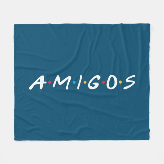 Amigos Fleece Deken (Voorkant (Horizontaal))