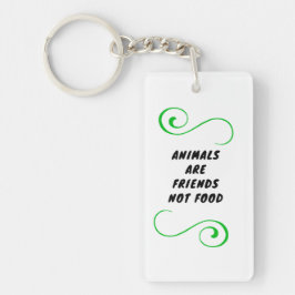 Amigos no comida | Friends not food Sleutelhanger