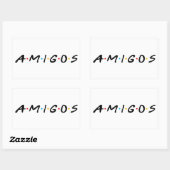 Amigos Rechthoekige Sticker (Vel)
