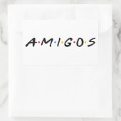 Amigos Rechthoekige Sticker (Tas)