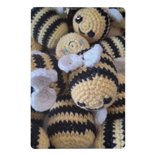 Amigurumi Bees Mini Klembord (Achterkant)
