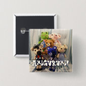 Amigurumi Friends Button (Voorkant /achterkant)