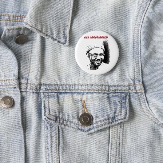 Amilca cabral ronde button 5,7 cm (In situ)