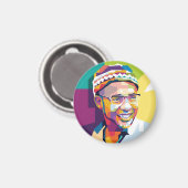 Amilcar Cabral Magneet (Voorkant / Achterkant)