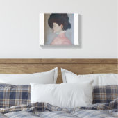 Amilia Zelfportret - Uitgerekte Canvas Print (Insitu (Slaapkamer))