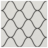 Amime Pattern - Zwart op Wit Stof (Close Up)