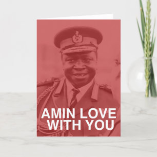 amin love with you feestdagen kaart