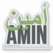 Amin Sticker (Voorkant)