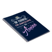 Amina Natuurlijk ben ik Geweldige naam Notitieboek (Rechterzijde)