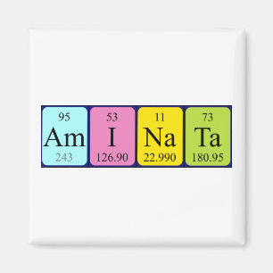 Aminata periodiek table name magnet