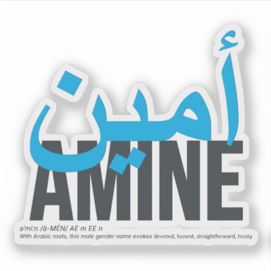Amine Sticker (Voorkant)